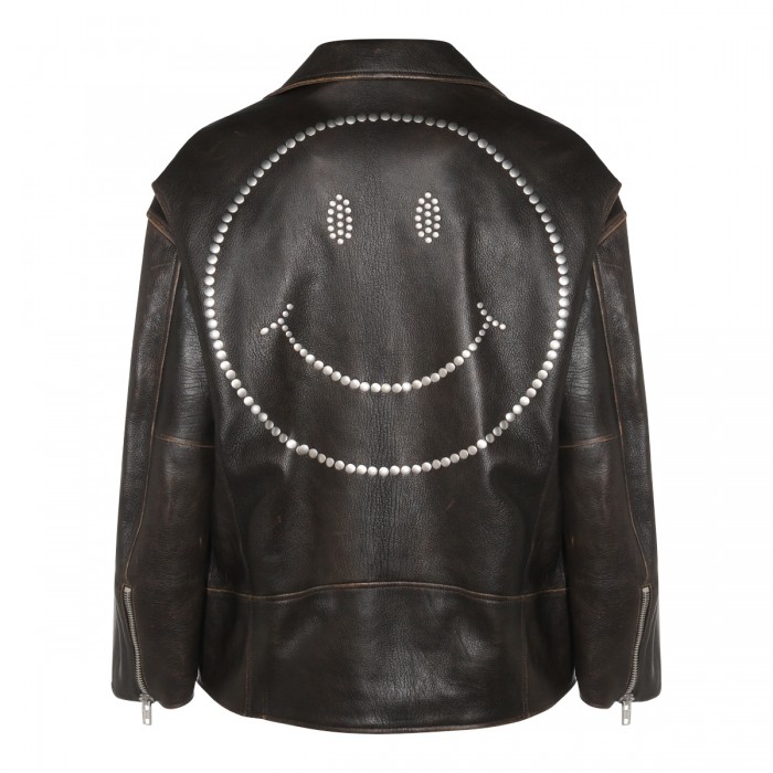 BROWN LEATHER JACKET 2