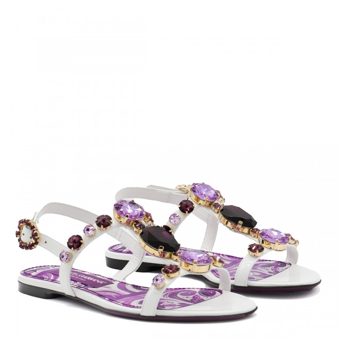 WHITE AND VIOLET LEATHER... 2