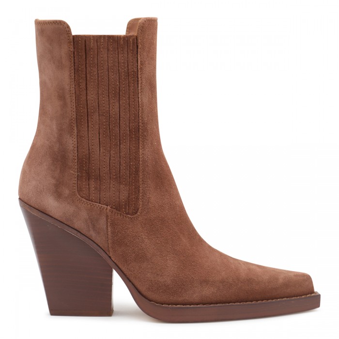 CAMEL SUEDE BOOTS
