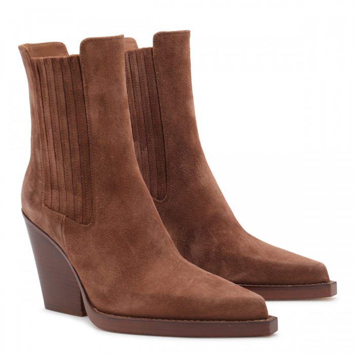 CAMEL SUEDE BOOTS 2