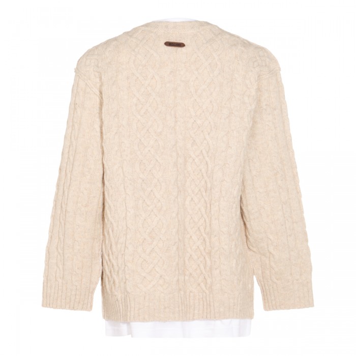 BEIGE WOOL KNITWEAR 2