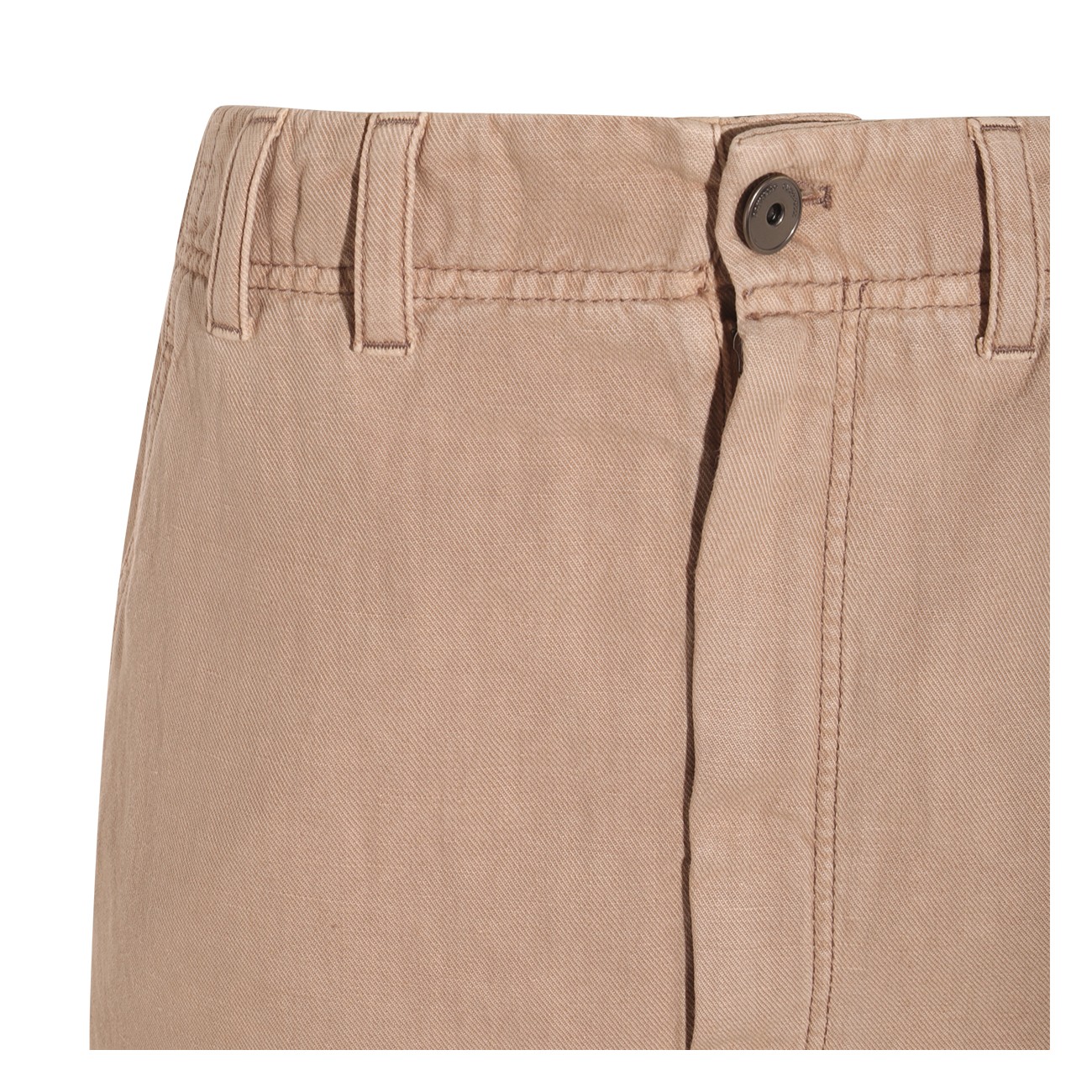 BROWN COTTON SKIRT BROWN COTTON SKIRT