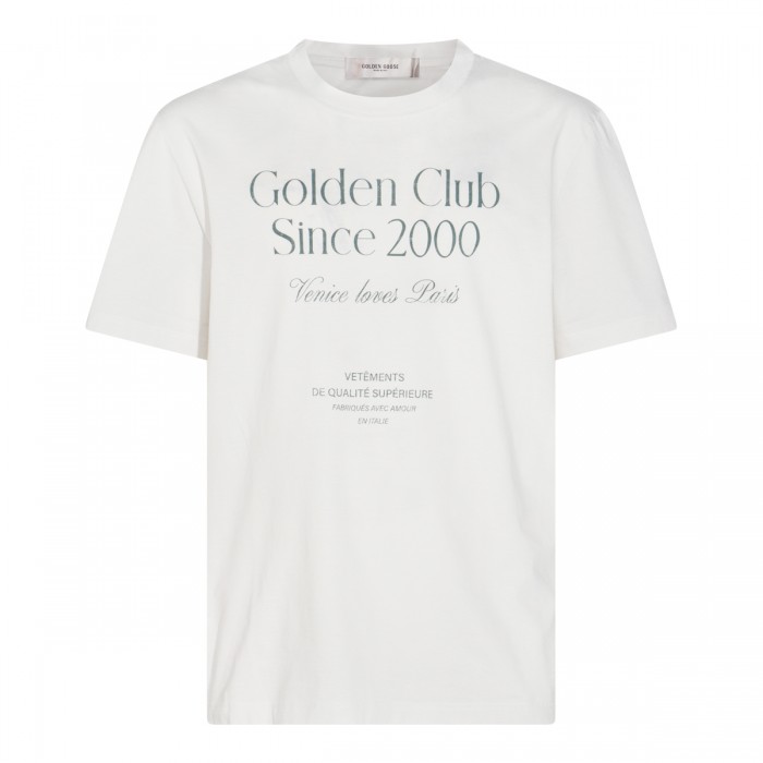 WHITE COTTON T-SHIRT
