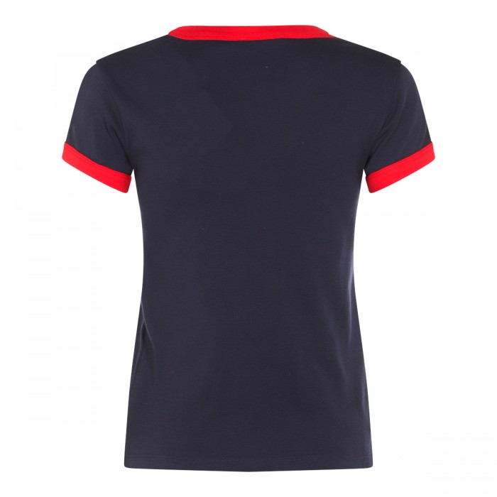 DARK BLUE AND RED COTTON... 2