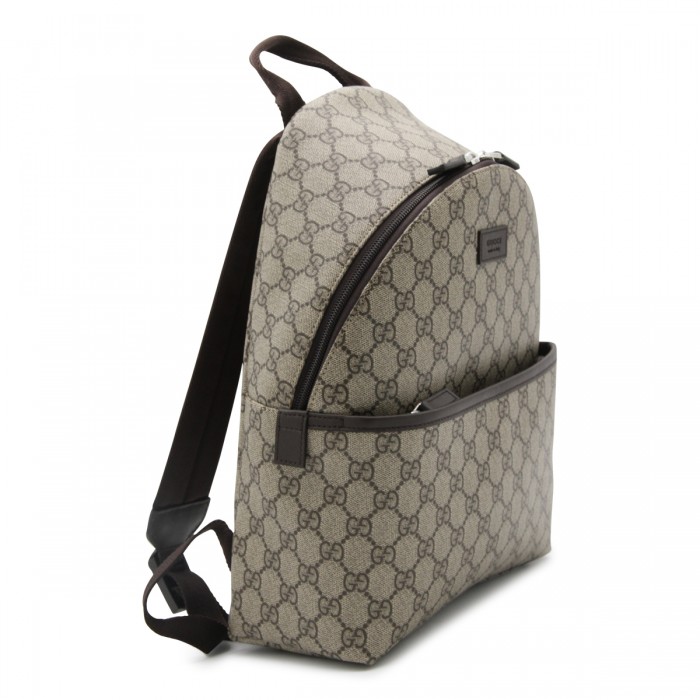 BEIGE LEATHER BACKPACK 2