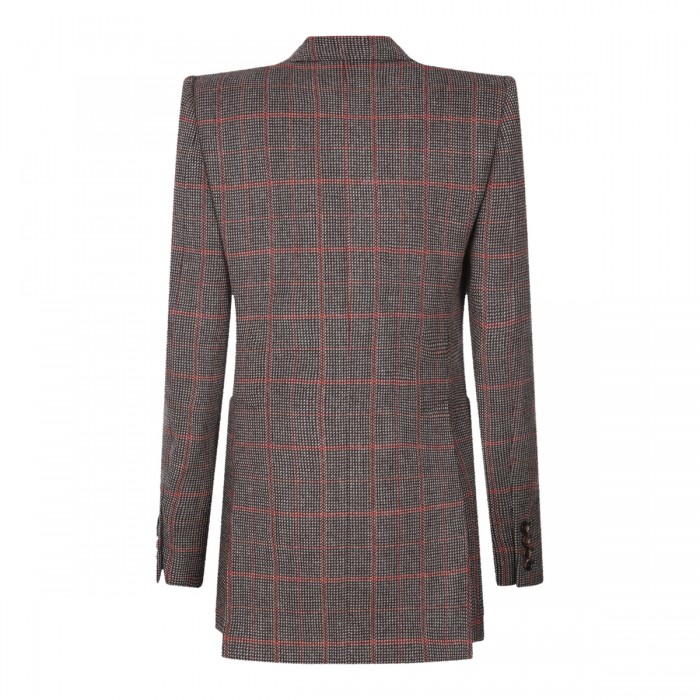 BROWN WOOL BLAZER 2