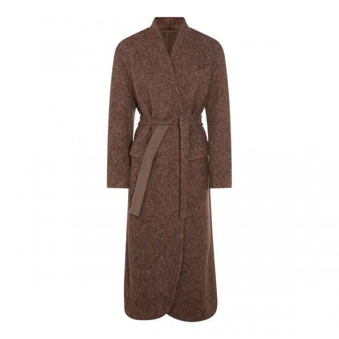 BROWN WOOL COAT