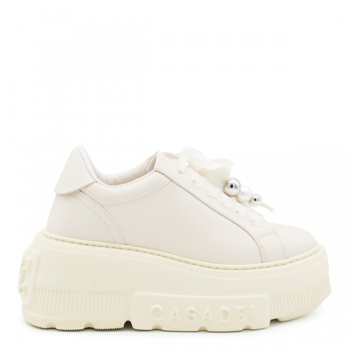 MILK LEATHER NEXUS SNEAKERS