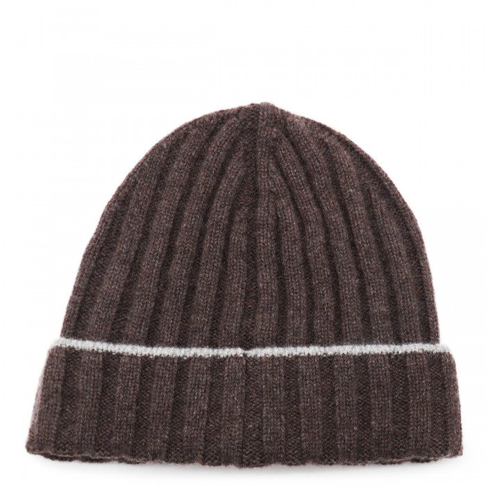 BROWN CASHMERE HAT 2