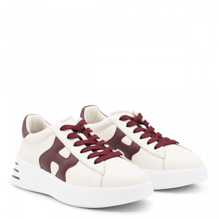 BEIGE AND BORDEAUX LEATHER... 2