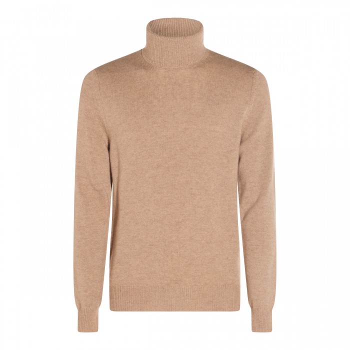 BEIGE WOOL KNITWEAR