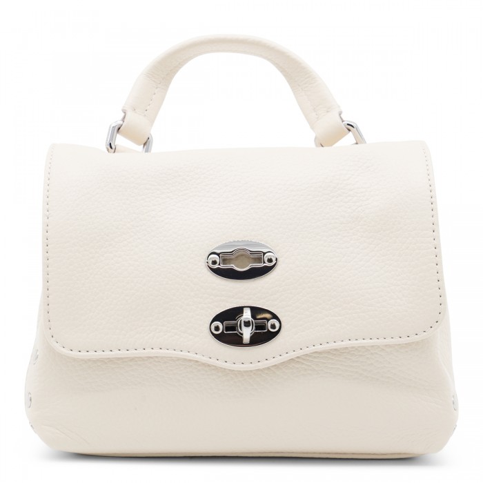 WHITE LEATHER POSTINA BABY...