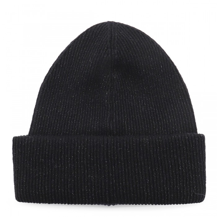 BLACK WOOL HAT 2