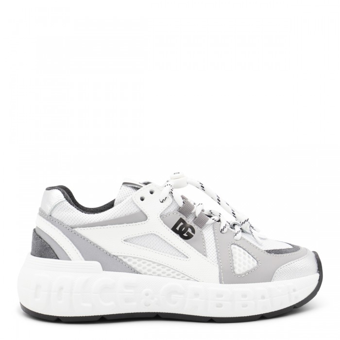 GREY AND WHITE SNEAKERS