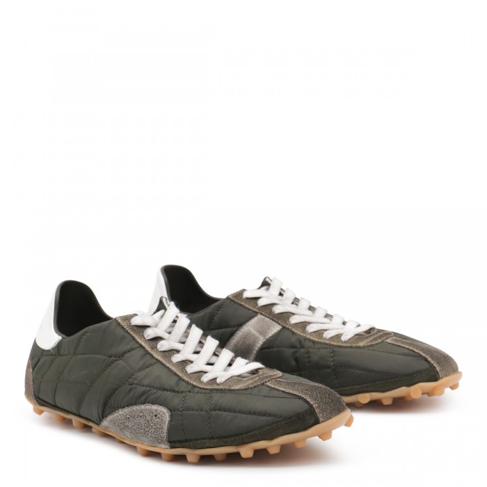 BROWN AND DARK GREEN SNEAKERS 2