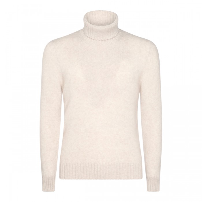 BEIGE WOOL KNITWEAR