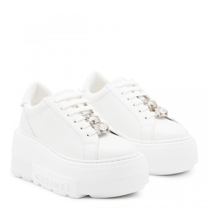 WHITE LEATHER SNEAKERS 2