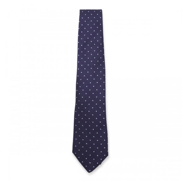 BLUE WOOL TIE