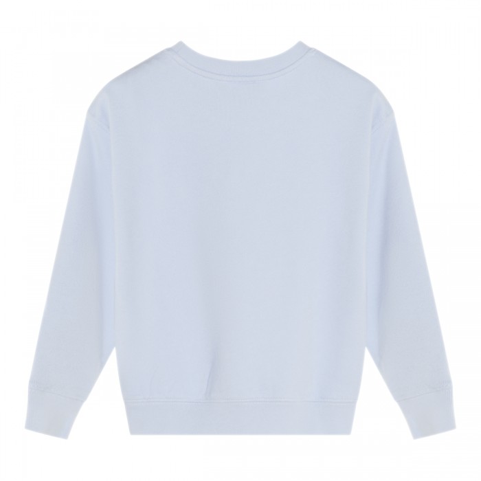 LIGHT BLUE COTTON SWEATSHIRT 2
