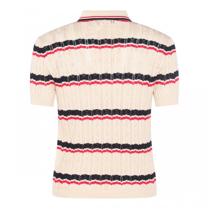 BEIGE COTTON POLO SHIRT 2