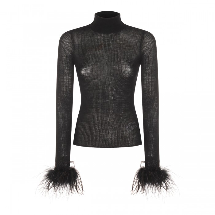 BLACK KNITWEAR
