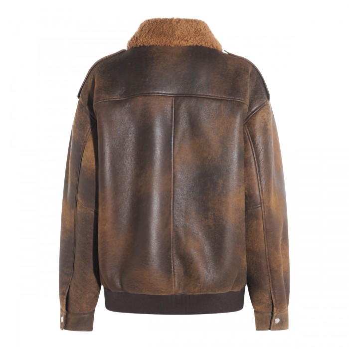 BROWN LEATHER JACKET 2