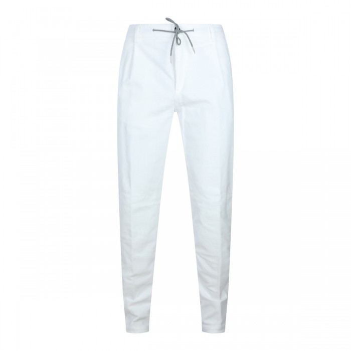 WHITE COTTON PANTS