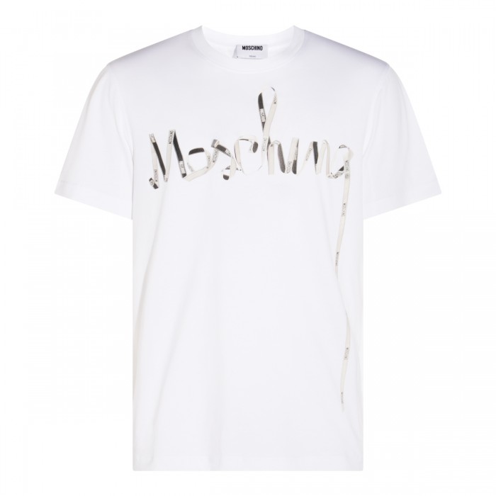 WHITE COTTON T-SHIRT