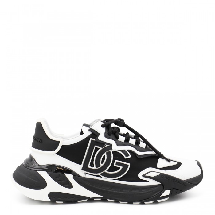WHITE AND BLACK SNEAKERS