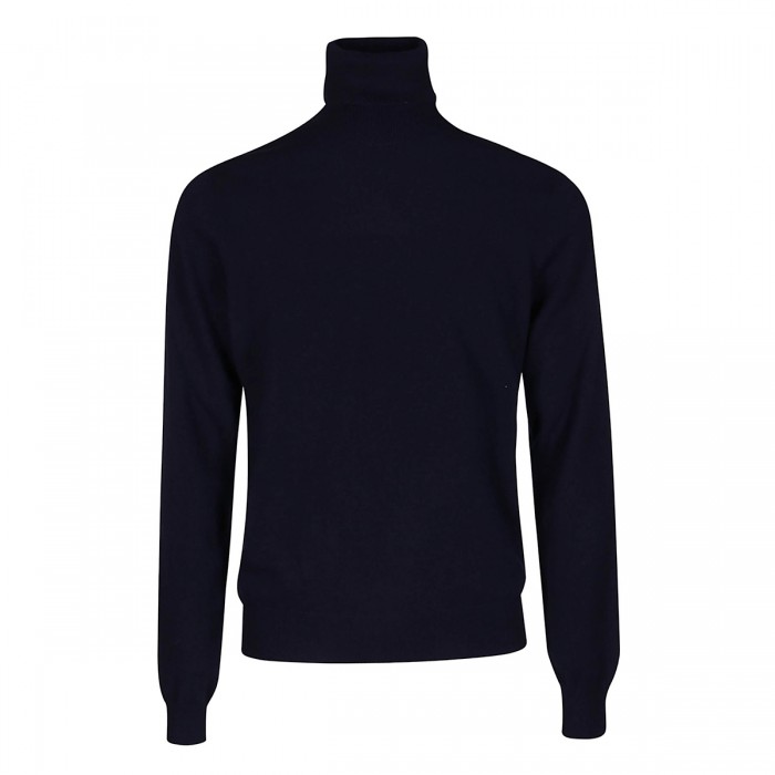 DARK BLUE CASHMERE JUMPER