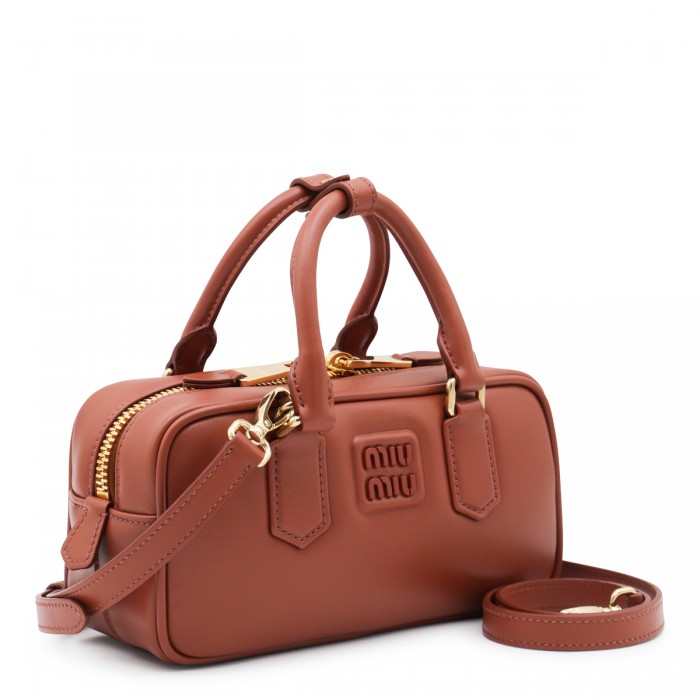 BROWN LEATHER ARCADIE... 2