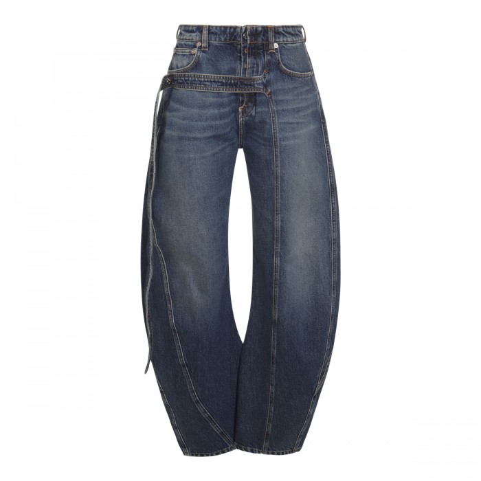 BLUE COTTON DENIM JEANS