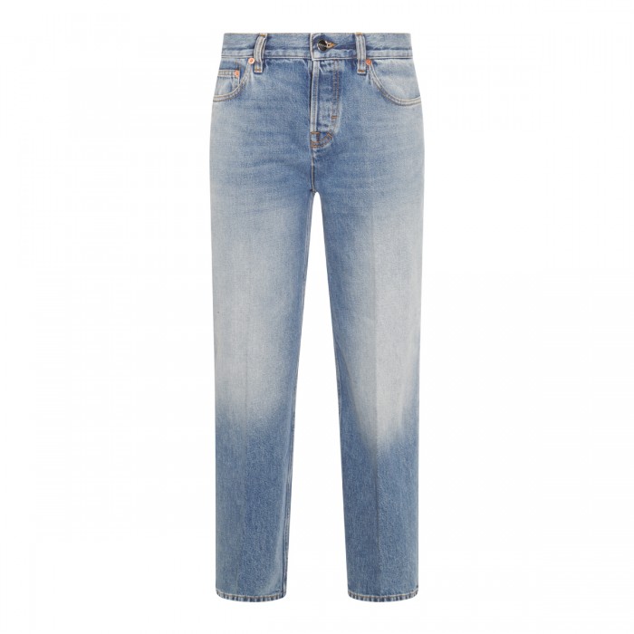 BLUE COTTON DENIM JEANS