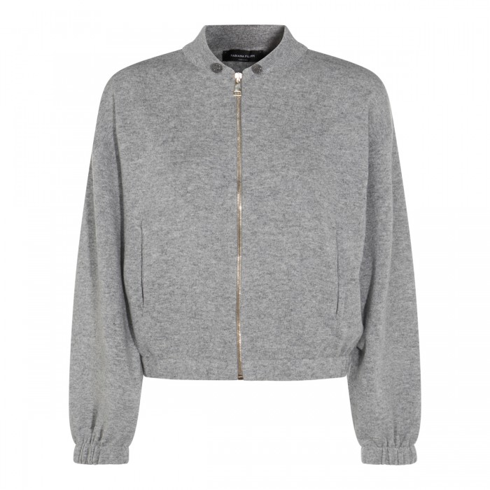 GREY WOOL KNITWEAR