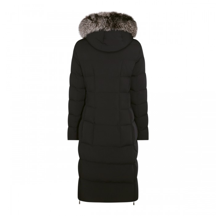 BLACK WOOL ZAGARA DOWN JACKET 2
