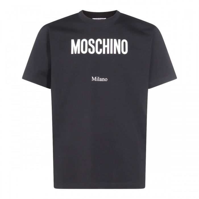 BLACK COTTON T-SHIRT