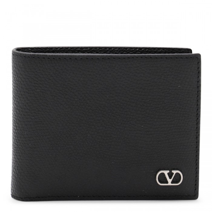 BLACK LEATHER WALLET
