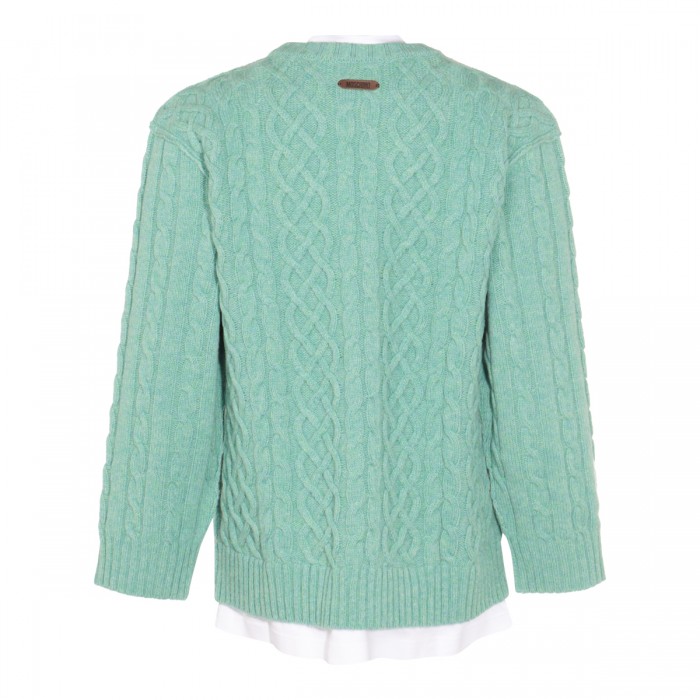 GREEN WOOL KNITWEAR 2