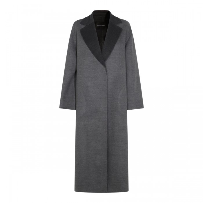 GREY WOOL COAT