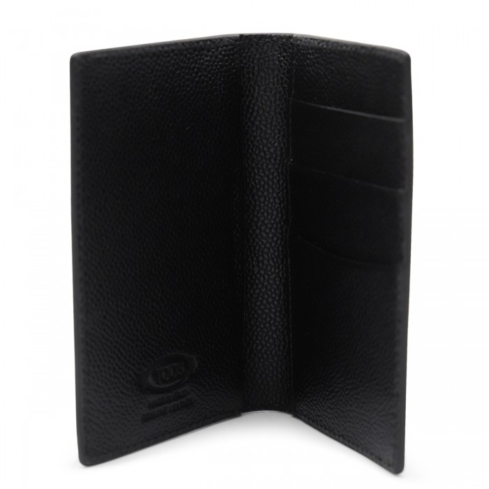 BLACK LEATHER CARD HOLDER 2