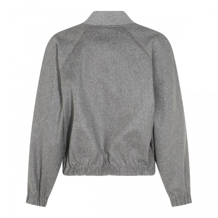 GREY WOOL CASUAL JACKET 2