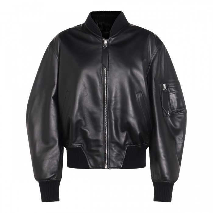 BLACK LEATHER JACKET
