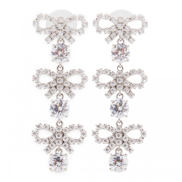 SILVER BRASS EARRINGS