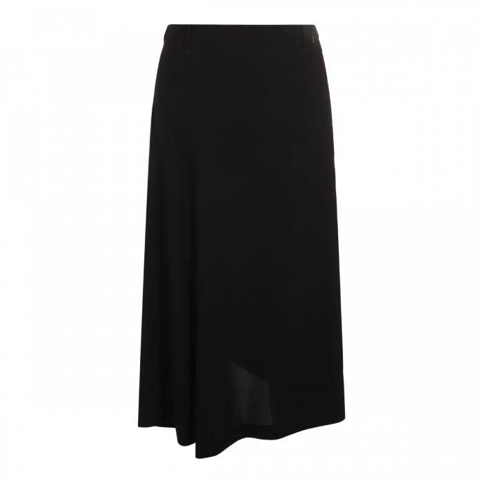 BLACK MIDI SKIRT 2