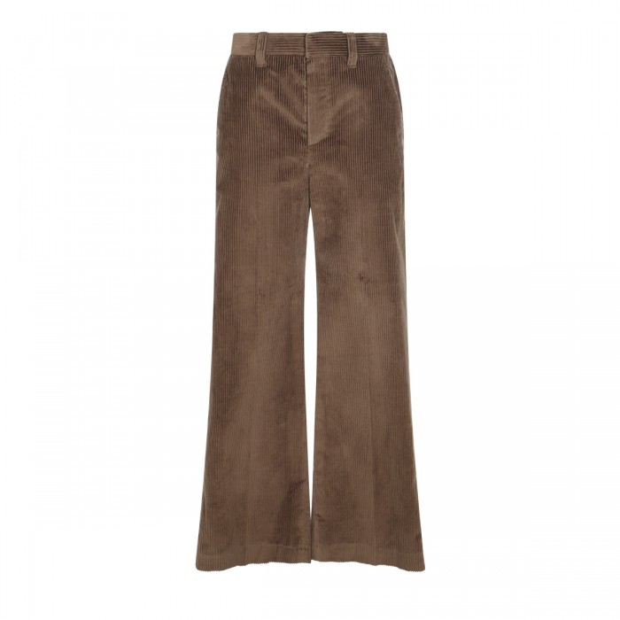 CAMEL COTTON PANTS