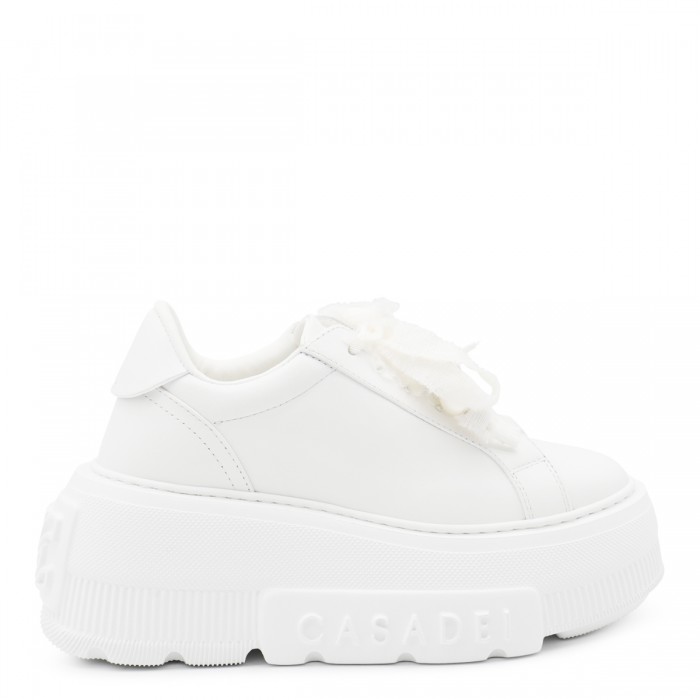 WHITE LEATHER NEXUS SNEAKERS