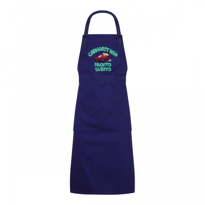 BLUE COTTON APRON