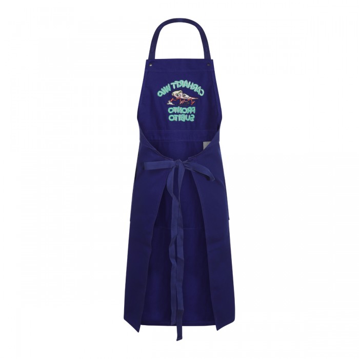 BLUE COTTON APRON 2