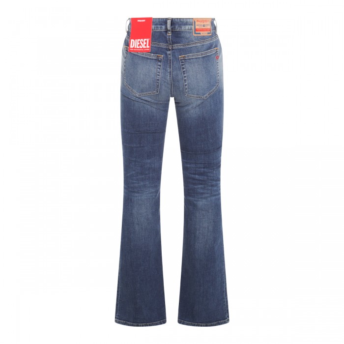 BLUE COTTON DENIM JEANS 2