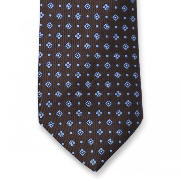 BLACK AND BLUE WOOL TIE 2